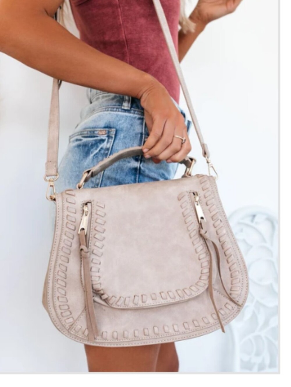 Urban Expressions Khloe Crossbody Vegan Leather Bag
